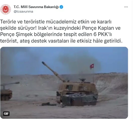 Terör örgütü PKK'ya Pençe darbesi: 6 terörist öldürüldü